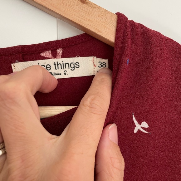 Nice Things Paloma dress - red - size 6 - Picture 3 of 4